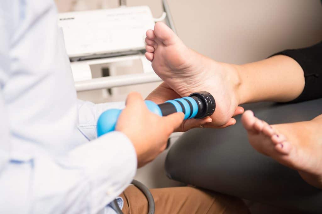 Shock wave therapy at Posture Podiatry