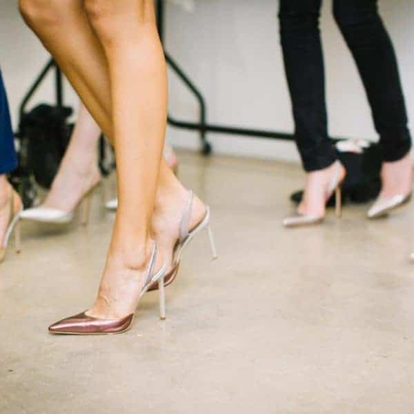 women wearing high heels